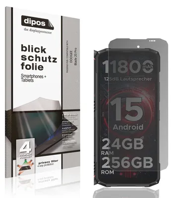 Image de Protection écran de Confidentialité pour DOOGEE Blade 20 Pro Protecteur Anti-Espion dipos