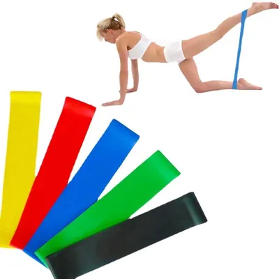 Zdjęcie produktu dla CHPN – Gumy oporowe – Zestaw gum oporowych – 5 sztuk – różne rozmiary – trening siłowy – gumy fitness – gumy do ćwiczeń – gumy sportowe
