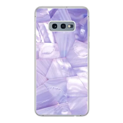 Produktbild von MuchoWow® Handyhülle Schutzhülle Hülle für Samsung Galaxy S10e Naturstein - Muster - Perlmutt Silikon Softcase Handy Hülle - Handy
