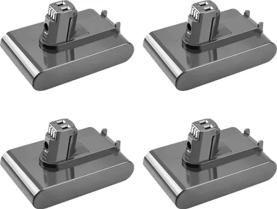 Zdjęcie produktu dla Akumulator litowo-jonowy do odkurzaczy, pojemność 3000 mAh, kompatybilny z DC31B, DC34, DC35, DC44, 4 PACK