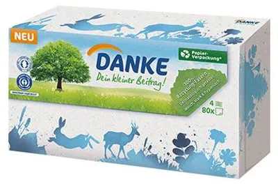 Productafbeelding van Danke Doos Tissues 4 Laags (80 stuks)