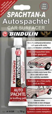 Produktbild von Bindulin Autospachtel 70g Tube Spachtan-A Farbe: grau