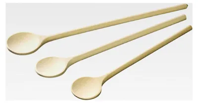 Produktbild von Kochlöffel 3er Set aus Holz 30 cm, 25,5 cm, 21 cm