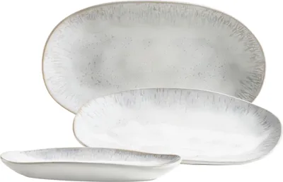 Produktbild von Servierplatten-Set, Steinzeug Servierplatten-Set, Steinzeug Frozen Mäser