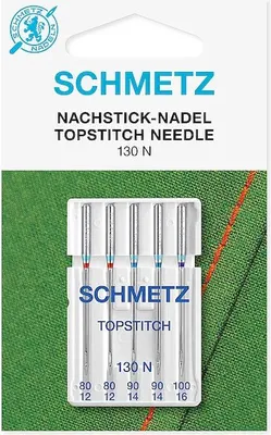 Obrázek produktu pro Jehly quiltovací topstitch 130 N VIS 80-100