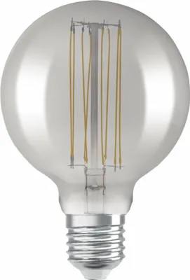 Zdjęcie produktu dla Żarówka Dekoracyjna LED E27 G125 11W = 42W 500lm 1800K Ciepła 320° Filament Ściemnialna OSRAM Vintage 1906