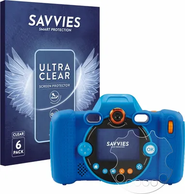 Produktbild von 6x Für Vtech Kidizoom Duo FX Schutzfolie Savvies Displayschutz Display Schutz Folie Klar Transparent