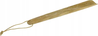 Produktbild von Schuhanzieher aus Holz Eiche 28,5 cm mit Lederband