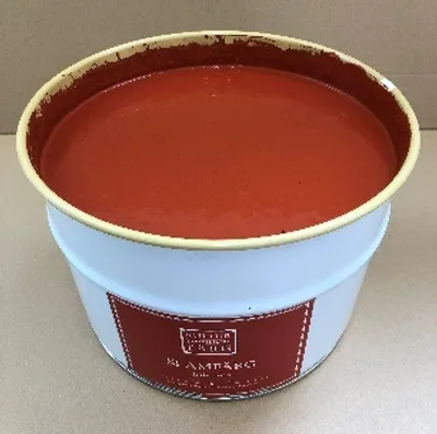 Produktbild von Slamfärg / Schwedenrot / Ljusröd - echte schwedische Schlammfarbe hellrot  - 10 Liter Eimer -  Schweden aus der Kopparbergmine