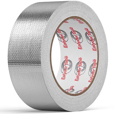 Imagen del producto de Cinta de aluminio, resistente al calor, 50 mm x 25 m, autoadhesiva, para aislamiento