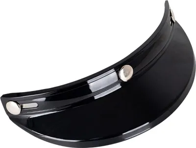 Immagine prodotto di Visiera per casco Shield 3 Visiera con bottone a pressione ribaltabile, aperta al vento, 3/4, parasole retrò per moto