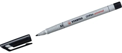Produktbild von Folienstift - STABILO OHPen universal - wasserlöslich medium - Einzelstift - schwarz