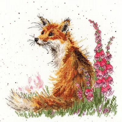 Produktbild von Bothy Threads Kreuzstich-Set "Unter den Fingerhüten", 26x26cm, XHD8, Zählmuster