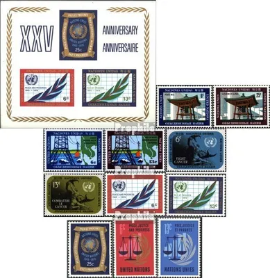 Produktbild von Briefmarken UNO - New York 1970 Mi 220-230 (kompl.Ausg.) Jahrgang 1970 komplett postfrisch Sondermarken