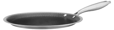 Crêpepfanne 28 cm, Edelstahl, Keramikbeschichtung, Wabenstruktur