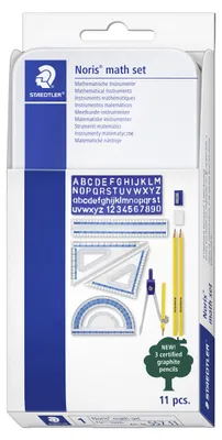 Produktbild von STAEDTLER 557 11 Geometrieset im Metalletui, 9-teiliges
