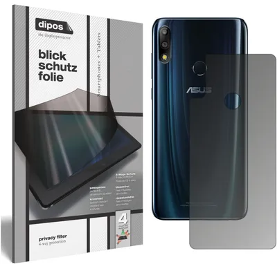 Produktbild von Schutzfolie für Asus ZenFone Max Pro (M2) Rückseite Blickschutzfolie matt Folie