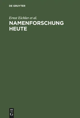 Produktbild von Namenforschung heute