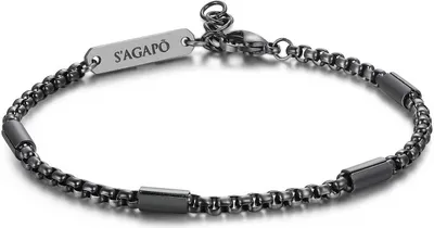 Produktbild von Armbanden Sagapò Schwarz   Kollektion Ripple - mann