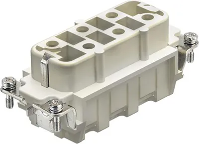 Produktbild von HARTING Han 6HsB Buchseneinsatz (F) Crimpanschluss, 6-polig+PE 400V/690V, 35A - 1 Stück