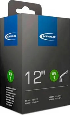 Produktbild von Schwalbe Av1 45 Standard Fahrradschlauch Schwarz 12.5´´ / 1.75-2.25 Schwarz 12.5´´
