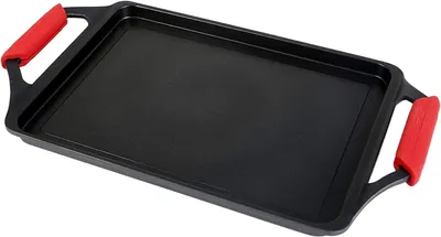 Productafbeelding van WECOOK Ecostone 10600 grillplaat, gietijzer/gegoten aluminium, geschikt voor inductiekookplaten, antiaanbaklaag