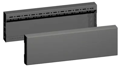 Productafbeelding van Rittal VX - Zijpanelen voor basisframe - Staalplaat - RAL 9005 (verpakking met 2 stuks)