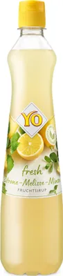 Produktbild von YO Klassik Fresh Zitrone-Melisse-Minze Sirup 700ml