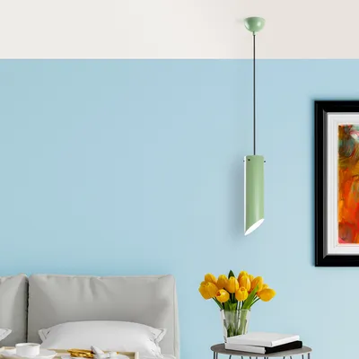 Image de Opviq, Kesikboru - Mint,Lustre, menthe, CORPS METALLIQUE, 8 x 8 x 37 - 114 cm