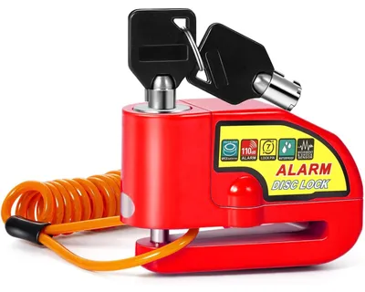 Produktbild von Scheibenbremsschloss mit Alarm - Diebstahlschutz für Motorräder