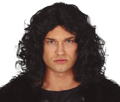 Produktbild von Kriegerzug Schwarze Locken Für Karneval Und Cosplay Abenteuerliche Rollenspiele Und Mittelalter Märchenhaftes Kostüm Zubehör Mit Elegantem Stil, Farbe: Schwarz