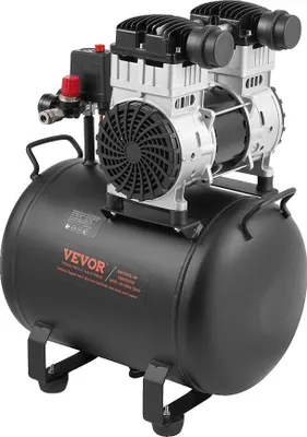 Obrázok produktu pre Vzduchový kompresor, maximálny tlak 125 PSI, tichá prevádzka, 40 litrov
