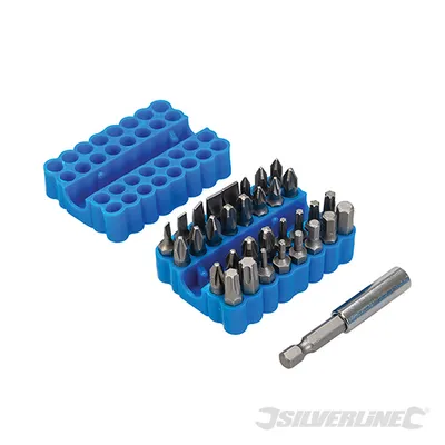 Produktbild von Silverline Schraubendrehereinsätze, 33-tlg. Satz 25 mm NEU