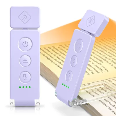 Productafbeelding van Leeslamp boek klem 12 LED, tot 100 uur looptijd, USB-C