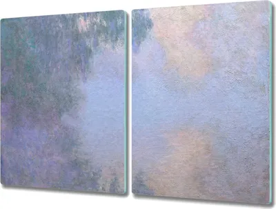 Produktbild von Coloray Schneidebrett Herdabdeckplatte 2x40x52 cm Kochplattenabdeckung Hackbrett Küchenbrett - Monet Seine