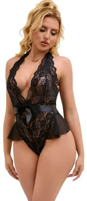 Zdjęcie produktu dla Subblime - 930882  y Body Z Falbankami Czarne L/Xl