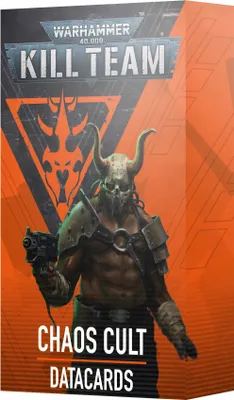 Obrázek produktu pro W40k: Kill Team - Chaos Cult Datacards (2024)
