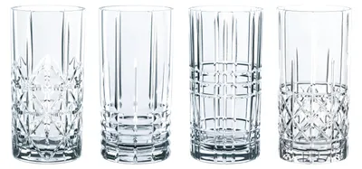 Obrázok produktu pre Nachtmann Highland, Priehľadná, Sklo, 4 kusov, Kolo, Highland, 445 ml