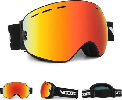 Productafbeelding van Frameloze Skibril met Dubbele Sferische Anti-condens Lens voor Skien en Snowboarden