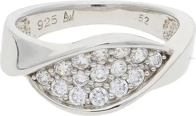 Produktbild von JuwelmaLux Ring 925/000 Sterling Silber mit synth. Zirkonia JL30-07-2609 52