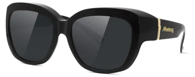 Produktbild von Meeloog Übergroße polarisierte Überbrillen-Sonnenbrille für Damen – Autofahr-Sonnenbrille für über der Brille MST6494 (Schwarz)