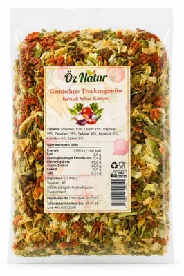 Zdjęcie produktu dla Öz Natur | Mieszanka suszonych warzyw, 150g