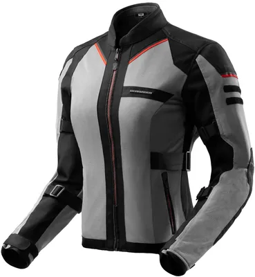 Produktbild von Rebelhorn Scandal 3 Damen Motorrad Textiljacke, schwarz/grau/rot, 3XL