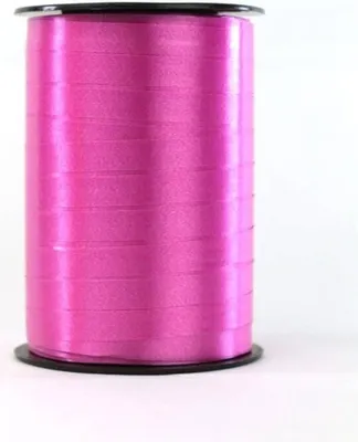 Produktbild von Geschenkband Polyband | Kräuselband glänzend 250 m x 10mm | Pink | 31146