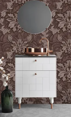 Produktbild von Coloray Fototapete 104x70 cm Vlies-Fototapete - Damast Browndesign.