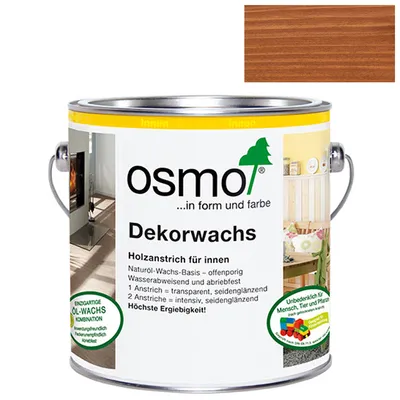 Produktbild von Osmo Dekorwachs transparent Mahagoni für den Innenbereich 750ml