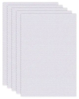 Fursuit-Augen-Gaze 5 Stück, 0,5 mm, PVC, 30 x 20 cm, weiß