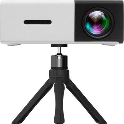 Produktbild von AIORBER mini projektor, přenosný, snadné použití, rozlišení HD, vhodný pro domácí použití, kompatibilní s notebooky/PC/smartphony, černý