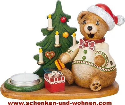 Produktbild von Hubrig - Räucherteddy`s Weihnachtsgeschenke mit Teelichthalter