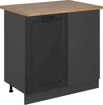 Produktbild von Eckunterschrank Vicco R-Line Anthrazit Landhaus 86 cm , AP Eiche, Model 53393